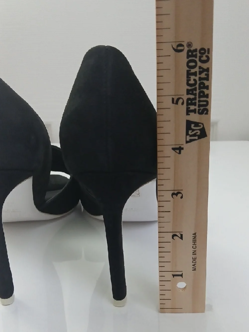 Vince Saffron Black Nubuck‎ Suede Sexy Versatile Peep-Toe d'Orsay Heels Size 8